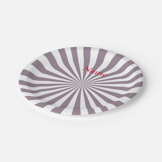 Abstrakt Sternexplosion Thunder_Cove Pappteller (Schrägansicht)