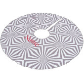 Abstrakt Sternexplosion Thunder_Cove Polyester Weihnachtsbaumdecke (Schrägansicht)