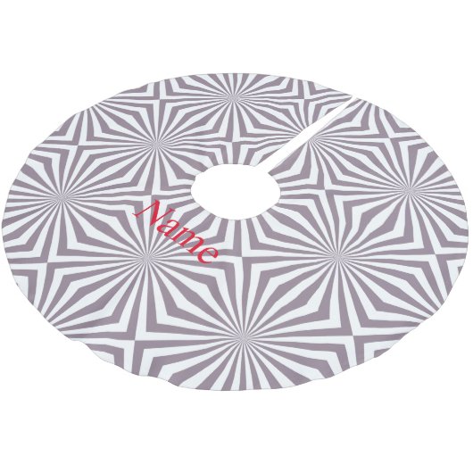 Abstrakt Sternexplosion Thunder_Cove Polyester Weihnachtsbaumdecke (Schrägansicht)