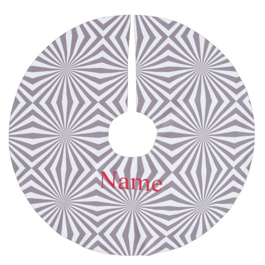 Abstrakt Sternexplosion Thunder_Cove Polyester Weihnachtsbaumdecke (Vorderseite)