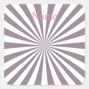 Abstrakt Sternexplosion Thunder_Cove Quadratischer Aufkleber