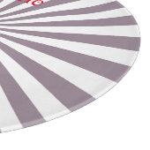 Abstrakt Sternexplosion Thunder_Cove Schneidebrett (Ecke)