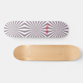Abstrakt Sternexplosion Thunder_Cove Skateboard (Horizontal)