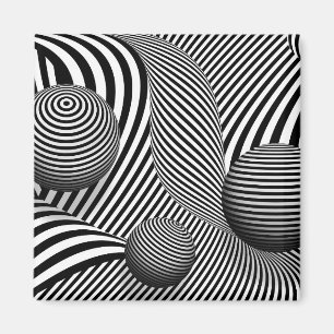 Abstrakt - Stich mir die Augen aus Magnet