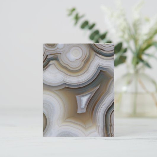 Abstrakt Stone Postkarte (Stehend Vorderseite)