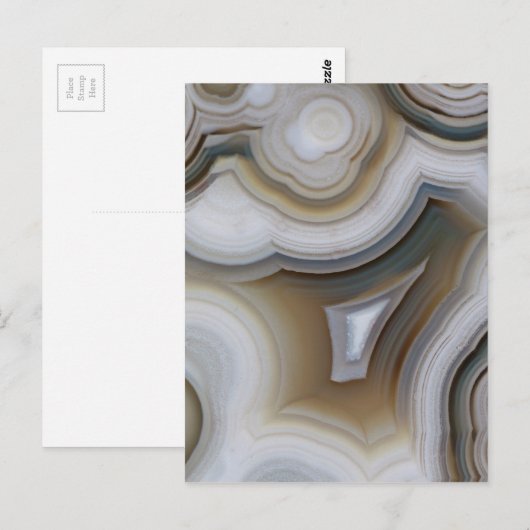 Abstrakt Stone Postkarte (Vorne/Hinten)