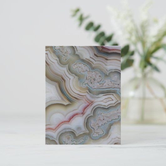 Abstrakt Stone Postkarte (Stehend Vorderseite)