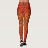 Abstrakt strahlende schöne Proben Leggings (Rückseite)