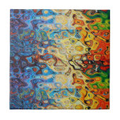 Abstrakt strukturiertes Muster Fliese (Vorderseite)