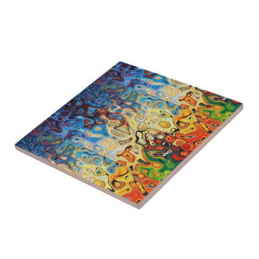 Abstrakt strukturiertes Muster Fliese (Seite)