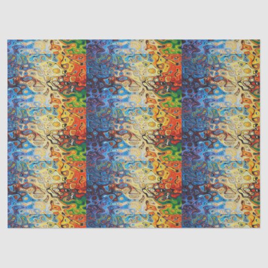 Abstrakt strukturiertes Muster Seidenpapier (Vorderseite)