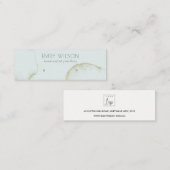 ABSTRAKT STUDIERENDES ANMELDUNGSLOGO FÜR EINE GEWA MINI VISITENKARTE (Vorne/Hinten)