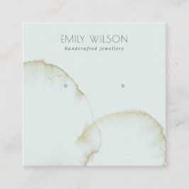 ABSTRAKT STUDIERENDES ANMELDUNGSLOGO FÜR EINE GEWA QUADRATISCHE VISITENKARTE