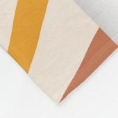 Abstrakt Sun Moon Boho Posters Fleecedecke (Ecke)
