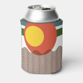 Abstrakt Sundown Dosenkühler (Kanne Rückseite)