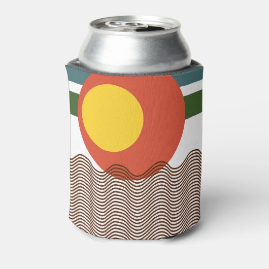 Abstrakt Sundown Dosenkühler (Kanne Rückseite)