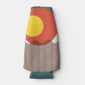Abstrakt Sundown Flaschenkühler (Vorderseite)