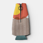 Abstrakt Sundown Flaschenkühler (Rückseite)