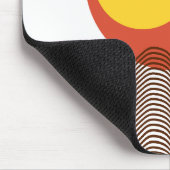 Abstrakt Sundown Mousepad (Ecke)