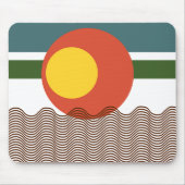Abstrakt Sundown Mousepad (Vorne)