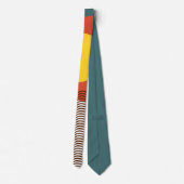 Abstrakt Sundown Neck Tie Krawatte (Rückseite)