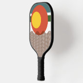 Abstrakt Sundown Pickleball Schläger (Links)