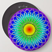 Abstrakt Sunrise Button (Vorne & Hinten)