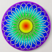 Abstrakt Sunrise Button (Vorderseite)