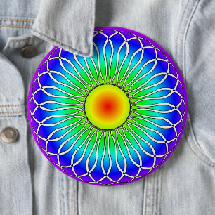 Abstrakt Sunrise Button