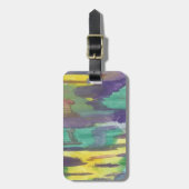 Abstrakt Sunrise Gepäckanhänger (Vorderseite vertikal)