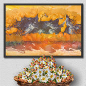 Abstrakt Sunset 0612 Art Print Poster