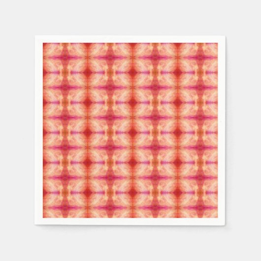 Abstrakt Sunset Pattern Napkins Serviette (Vorderseite)