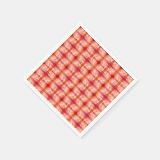 Abstrakt Sunset Pattern Napkins Serviette (Ecke)