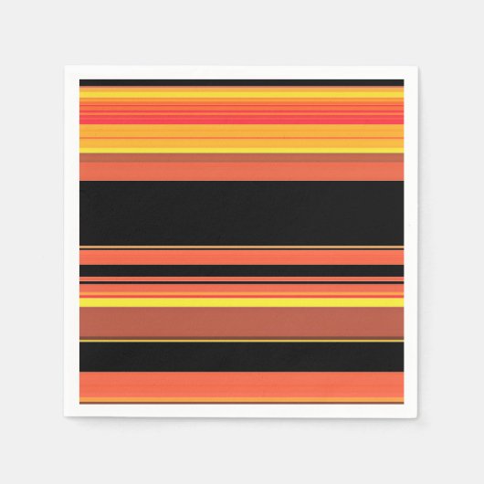 Abstrakt SUNSET Serviette (Vorderseite)