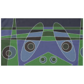 Abstrakt Surfen grün blau Tischdecke (Vorderseite (Horizontal))