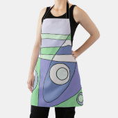 Abstrakt Surfen Grün Lila Schürze (InSitu)