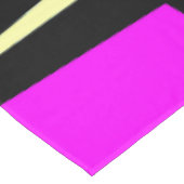 Abstrakt Surfen Türkisblau Heiß rosa Gelb Schwarz Tischdecke (Schrägansicht)