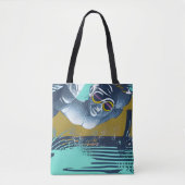 Abstrakt Swimmer Tasche (Vorderseite)