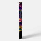 Abstrakt Swirbeln Lila, goldgrün, rosa gelb Case-Mate iPhone Hülle (Rückseite / Links)