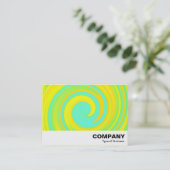 Abstrakt Swirl 250816 - 01b Visitenkarte (Stehend Vorderseite)