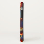 Abstrakt Swirl Blue Red Flames Case-Mate iPhone Hülle (Hinten/Links)