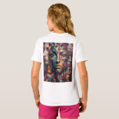 Abstrakt T-Shirt (Schwarz voll)
