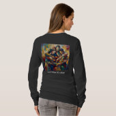 Abstrakt T-Shirt (Schwarz voll)