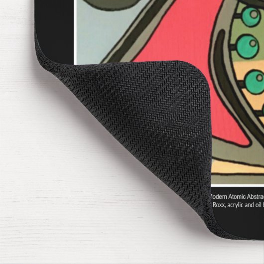 Abstrakt Talking Man Malerei aus der Mitte des Jah Mousepad (Ecke)