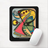 Abstrakt Talking Man Malerei aus der Mitte des Jah Mousepad (Mit Mouse)