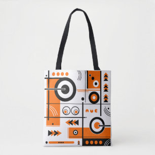 Abstrakt Tech Style Totbeutel Tasche