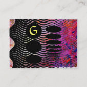 ABSTRAKT-TECHNO-MONOGRAMM VISITENKARTE (Rückseite)