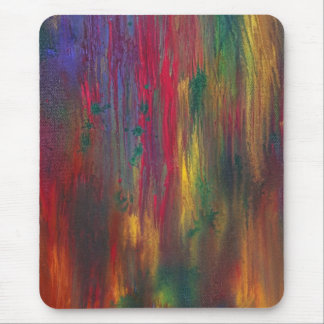 Abstrakt - Tempera - Nachtfall Mousepad