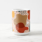 Abstrakt Teracotta Kaffeetasse (Mittel)