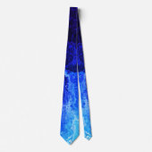 Abstrakt Textured Royal Blue Neck Tie Krawatte (Vorderseite)